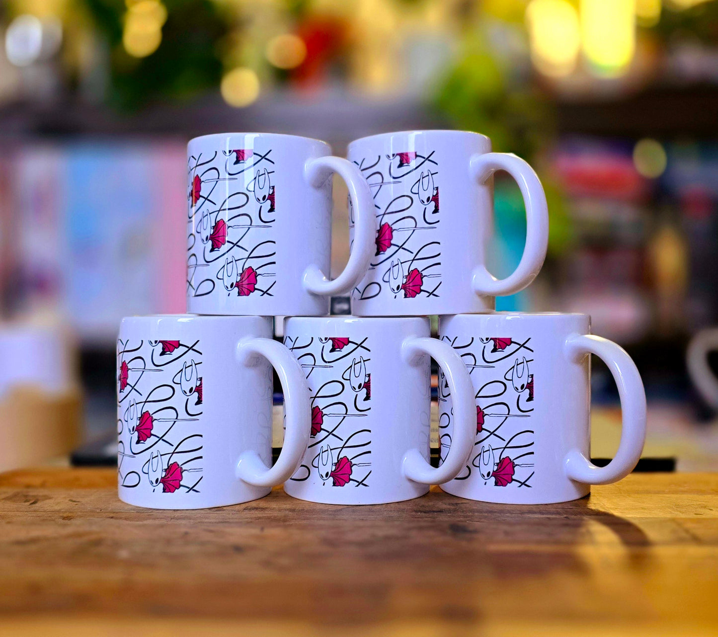 Hollow Knight/Silksong - 'Hornet' | Lino Print Mug