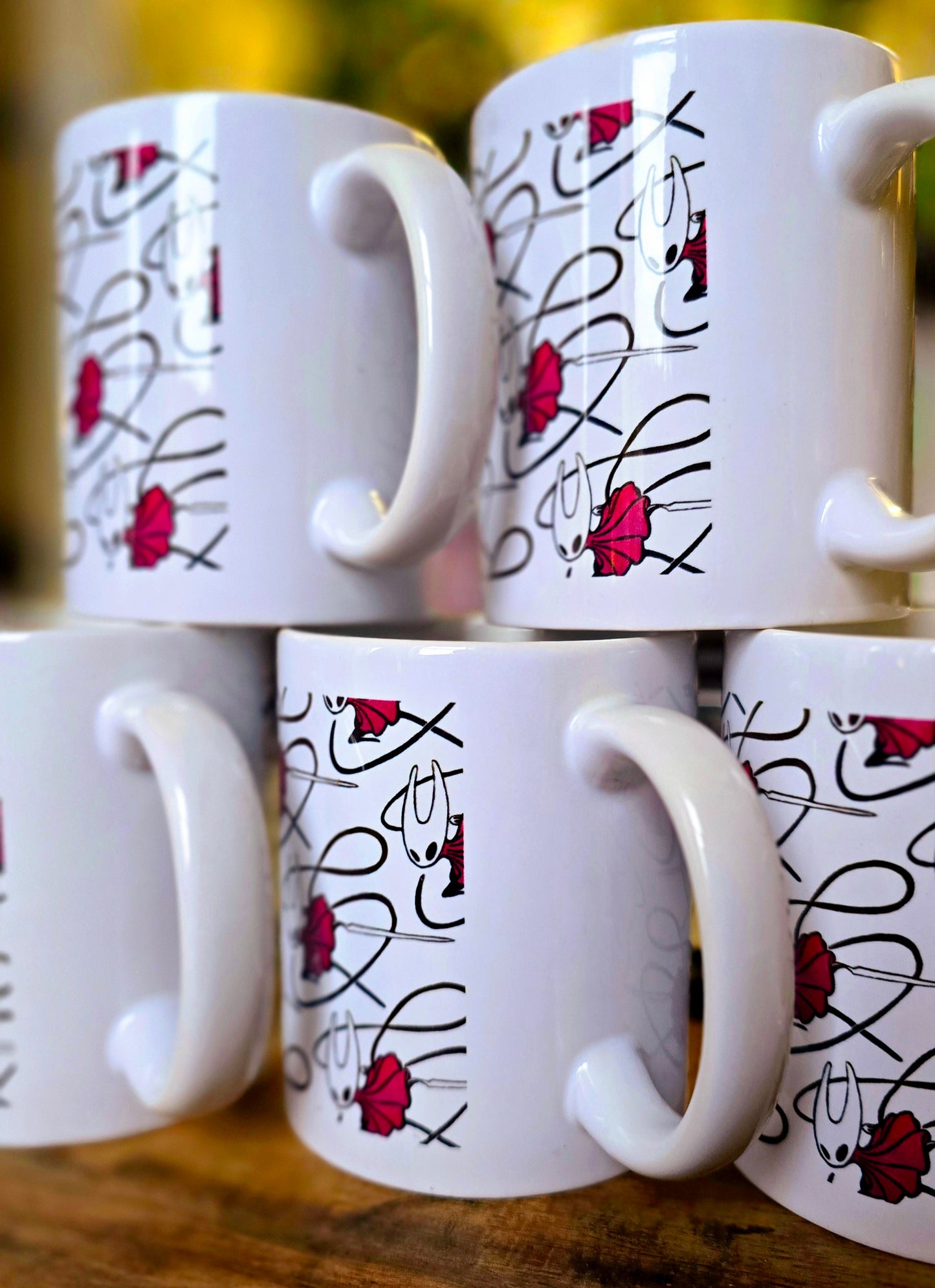 Hollow Knight/Silksong - 'Hornet' | Lino Print Mug