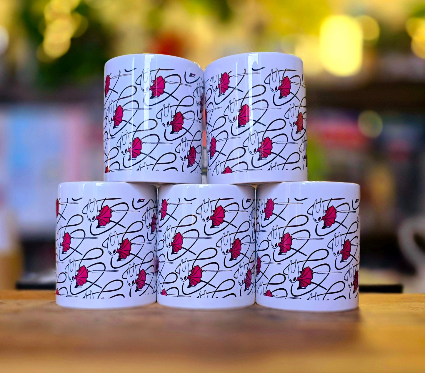 Hollow Knight/Silksong - 'Hornet' | Lino Print Mug