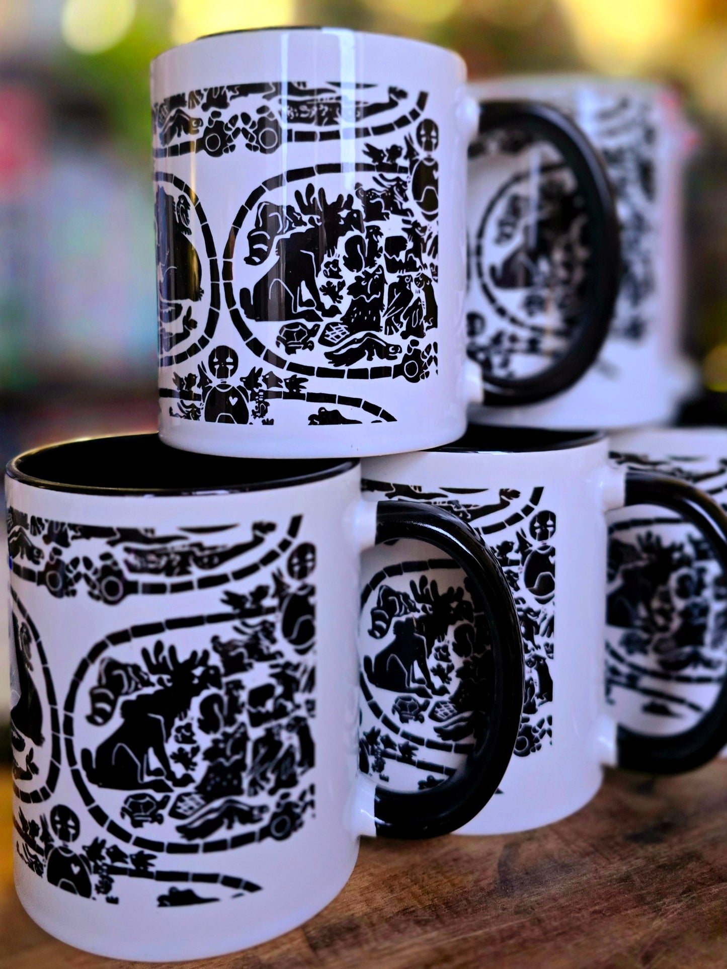 The Wild Robot Mug | Lino Print Mug