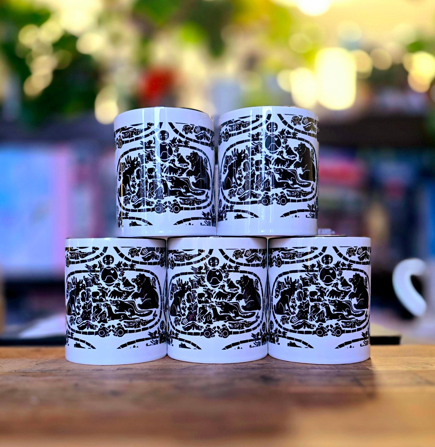 The Wild Robot Mug | Lino Print Mug