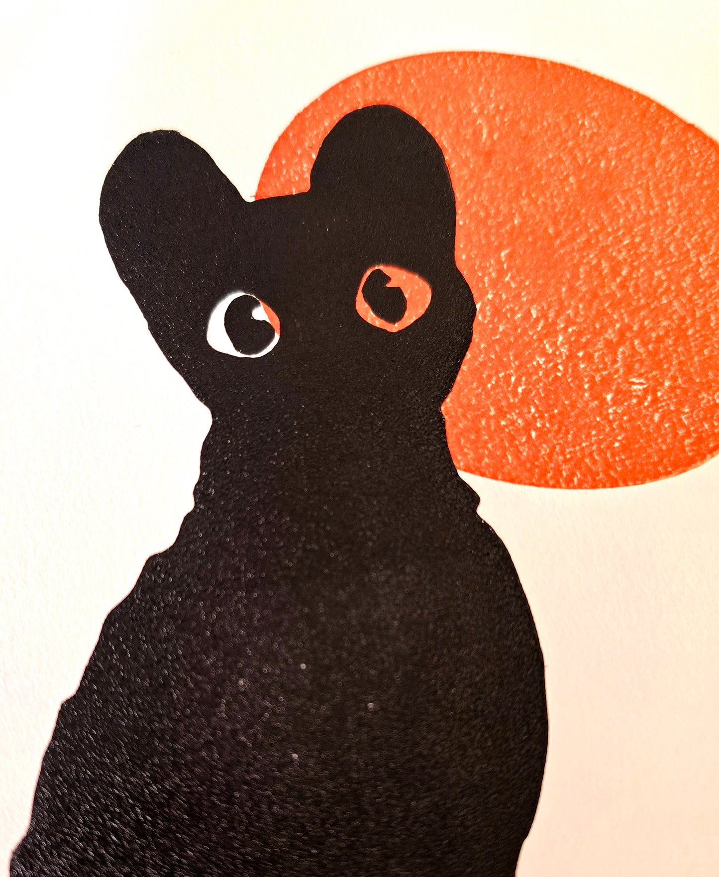 Flow | Original Lino Print | Animated movie Print