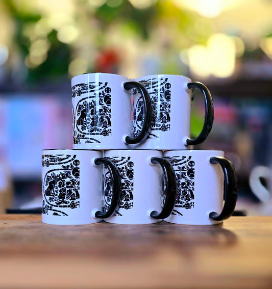 The Wild Robot Mug | Lino Print Mug
